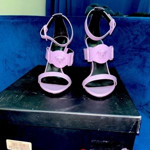 Versace lilac heels